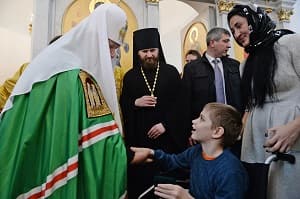 Влад из Азова встретился с Патриархом Кириллом.